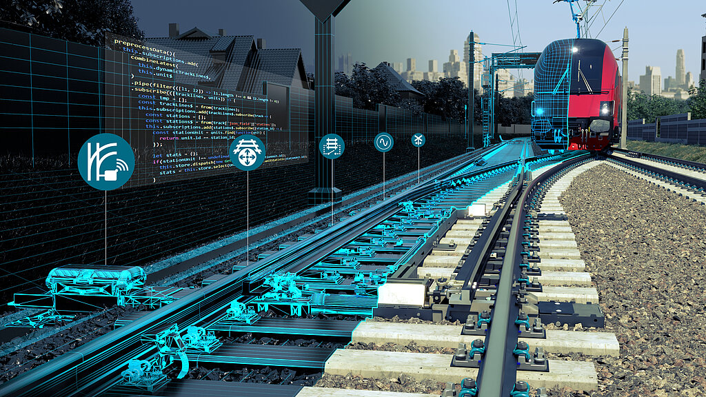 Vision eines Railway Digital Twins des Systems Fahrbahn Bild: voestalpine Railway Systems GmbH